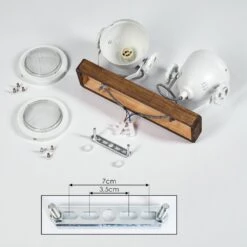 Herford Deckenleuchte Holz Dunkel, 2-flammig 18 Herford Deckenleuchte Holz Dunkel, 2-flammig -LEDVANCE Verkäufe herford deckenleuchte h3435403 4