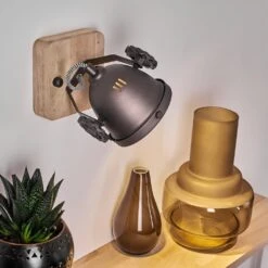 Herford Wandleuchte Braun, Holz Dunkel, Schwarz, 1-flammig 20 Herford Wandleuchte Braun, Holz Dunkel, Schwarz, 1-flammig -LEDVANCE Verkäufe herford wandleuchte h3015681 9