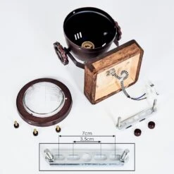 Herford Wandleuchte Holz Dunkel, Rostfarben, 1-flammig -LEDVANCE Verkäufe herford wandleuchte h3017357 4