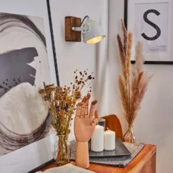 Herford Wandleuchte Holz Dunkel, 1-flammig -LEDVANCE Verkäufe herford wandleuchte h3435397 12