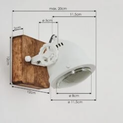Herford Wandleuchte Holz Dunkel, 1-flammig -LEDVANCE Verkäufe herford wandleuchte h3435397 3