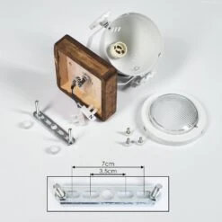 Herford Wandleuchte Holz Dunkel, 1-flammig -LEDVANCE Verkäufe herford wandleuchte h3435397 4