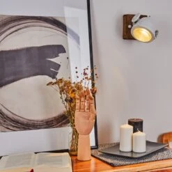 Herford Wandleuchte Holz Dunkel, 1-flammig -LEDVANCE Verkäufe herford wandleuchte h3435397 8