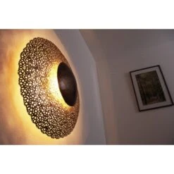 Holländer UTOPISTICO Wandleuchte Braun, Gold, Messing, 2-flammig -LEDVANCE Verkäufe hollaender utopistico wandleuchte 300 13168 6