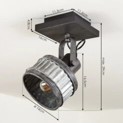 Holsa Deckenleuchte Schwarz, 1-flammig -LEDVANCE Verkäufe holsa deckenleuchte h3444160 3