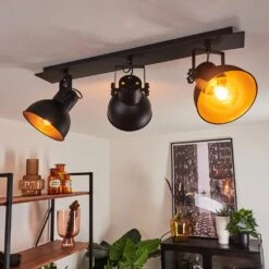 Hora Deckenleuchte Schwarz, 3-flammig