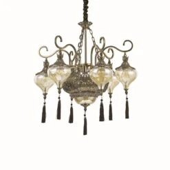 Ideal Lux HAREM Kronleuchter Brüniert, 9-flammig