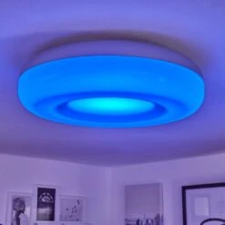 IDual Daphnis Deckenleuchte LED Silber, Weiß, 1-flammig, Fernbedienung, Farbwechsler -LEDVANCE Verkäufe idual daphnis deckenleuchte je502089 8