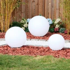 Ilorn Kugelleuchten Set 30 Cm, 39 Cm, 50 Cm LED Weiß, 3-flammig, Fernbedienung -LEDVANCE Verkäufe ilorn kugelleuchten set 30 cm 39 cm 50 cm h3954133 6