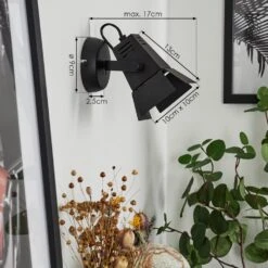 Isanay Wandleuchte LED Schwarz, 1-flammig -LEDVANCE Verkäufe isanay wandleuchte h3654095 3