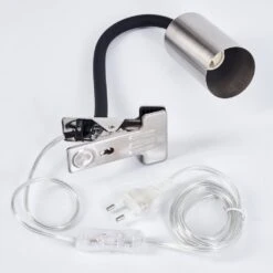 Javel Klemmleuchte Nickel-Matt, Schwarz, 1-flammig -LEDVANCE Verkäufe javel klemmleuchte h3638521 4