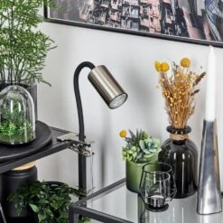 Javel Klemmleuchte Nickel-Matt, Schwarz, 1-flammig -LEDVANCE Verkäufe javel klemmleuchte h3638521 9