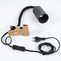 Javel Klemmleuchte Braun, Holzoptik, Schwarz, 1-flammig -LEDVANCE Verkäufe javel klemmleuchte h3638606 4