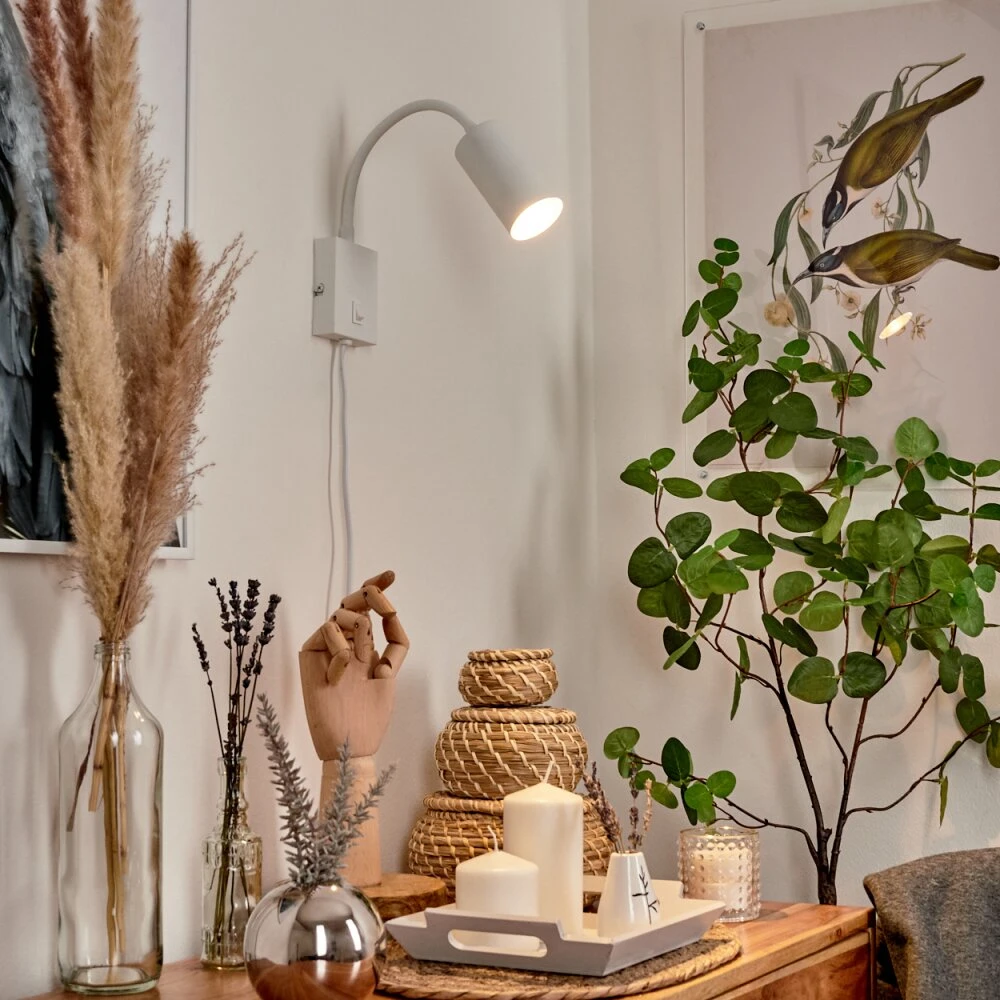 Javel Wandleuchte Weiß, 1-flammig 11 Javel Wandleuchte Weiß, 1-flammig – Bild 11