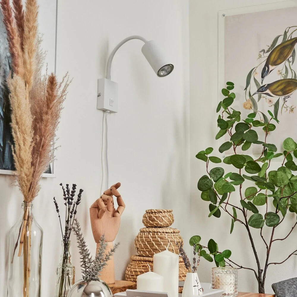 Javel Wandleuchte Weiß, 1-flammig 12 Javel Wandleuchte Weiß, 1-flammig – Bild 12