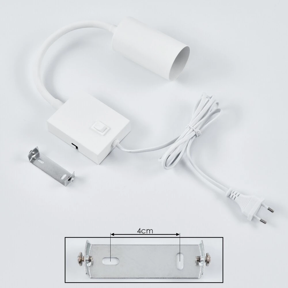 Javel Wandleuchte Weiß, 1-flammig 5 Javel Wandleuchte Weiß, 1-flammig – Bild 5