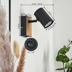 Javel Wandleuchte Naturfarben, Schwarz, 1-flammig -LEDVANCE Verkäufe javel wandleuchte h3630631 3