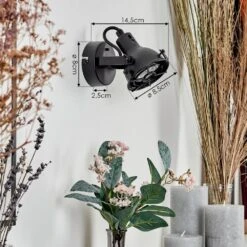 Jonsered Wandleuchte LED Schwarz, 1-flammig -LEDVANCE Verkäufe jonsered wandleuchte h3355459 3