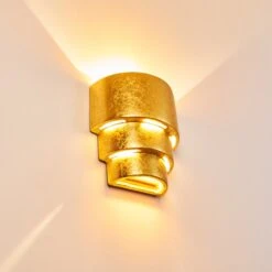 Karatschi Wandleuchte Gold, 1-flammig -LEDVANCE Verkäufe karatschi wandleuchte h3010136 do4 10