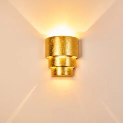 Karatschi Wandleuchte Gold, 1-flammig -LEDVANCE Verkäufe karatschi wandleuchte h3010136 do4 4