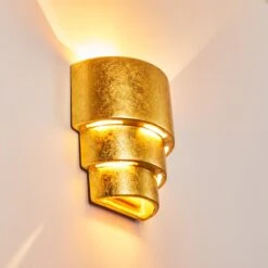 Karatschi Wandleuchte Gold, 1-flammig -LEDVANCE Verkäufe karatschi wandleuchte h3010136 do4 6