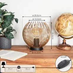 Keryvaland Tischleuchte Gold, Schwarz, 1-flammig -LEDVANCE Verkäufe keryvaland tischleuchte h3618578 3