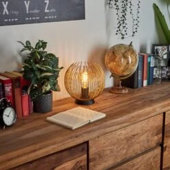 Keryvaland Tischleuchte Gold, Schwarz, 1-flammig -LEDVANCE Verkäufe keryvaland tischleuchte h3618578 6