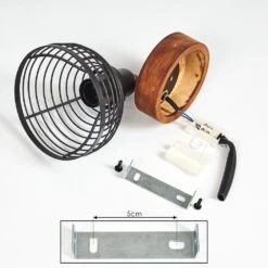 Kesao Deckenleuchte Holz Dunkel, Schwarz, 1-flammig -LEDVANCE Verkäufe kesao deckenleuchte h3402924 4