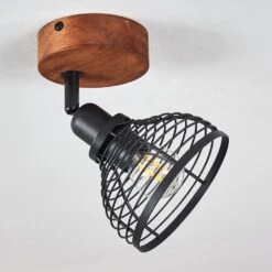 Kesao Deckenleuchte Holz Dunkel, Schwarz, 1-flammig -LEDVANCE Verkäufe kesao deckenleuchte h3402924 7