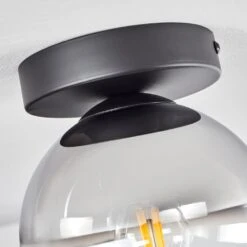 Koyoto Deckenleuchte Glas 15 Cm Chrom, Klar, Rauchfarben, 1-flammig -LEDVANCE Verkäufe koyoto deckenleuchte glas 15 cm h3625200 2