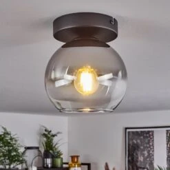 Koyoto Deckenleuchte Glas 15 Cm Chrom, Klar, Rauchfarben, 1-flammig -LEDVANCE Verkäufe koyoto deckenleuchte glas 15 cm h3625200 6