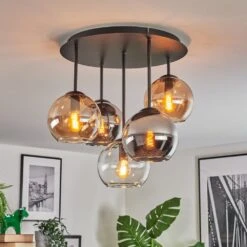 Koyoto Deckenleuchte Glas 15 Cm Bernsteinfarben, Chrom, Klar, Rauchfarben, 5-flammig -LEDVANCE Verkäufe koyoto deckenleuchte glas 15 cm h3969878 6