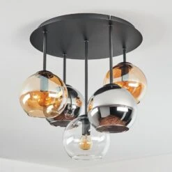 Koyoto Deckenleuchte Glas 15 Cm Bernsteinfarben, Chrom, Klar, Rauchfarben, 5-flammig -LEDVANCE Verkäufe koyoto deckenleuchte glas 15 cm h3969878 7