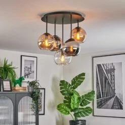 Koyoto Deckenleuchte Glas 15 Cm Bernsteinfarben, Chrom, Klar, Rauchfarben, 5-flammig -LEDVANCE Verkäufe koyoto deckenleuchte glas 15 cm h3969878 8