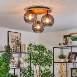 Koyoto Deckenleuchte Glas 20 Cm Naturfarben, Schwarz, 3-flammig -LEDVANCE Verkäufe koyoto deckenleuchte glas 20 cm h3960011 6