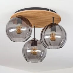 Koyoto Deckenleuchte Glas 20 Cm Naturfarben, Schwarz, 3-flammig -LEDVANCE Verkäufe koyoto deckenleuchte glas 20 cm h3960011 7