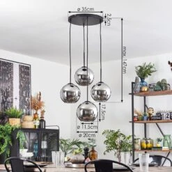 Koyoto Hängeleuchte 20 Cm Chrom, Rauchfarben, 4-flammig 15 Koyoto Hängeleuchte 20 Cm Chrom, Rauchfarben, 4-flammig -LEDVANCE Verkäufe koyoto haengeleuchte 20 cm h3833131 3