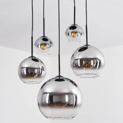 Koyoto Hängeleuchte Glas 15 Cm, 20 Cm, 25 Cm, 30 Cm Chrom, Klar, Rauchfarben, 5-flammig -LEDVANCE Verkäufe koyoto haengeleuchte glas 15 cm 20 cm 25 cm 30 cm h3627471 7