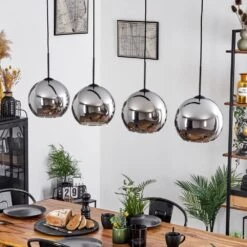 Koyoto Hängeleuchte Glas 25 Cm Chrom, Rauchfarben, 4-flammig -LEDVANCE Verkäufe koyoto haengeleuchte glas 25 cm h3623725 9