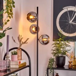 Koyoto Stehleuchte Glas 15 Cm Chrom, Rauchfarben, 3-flammig -LEDVANCE Verkäufe koyoto stehleuchte glas 15 cm h3857601 9