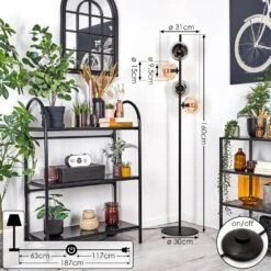 Koyoto Stehleuchte Glas 15 Cm Bernsteinfarben, Rauchfarben, 4-flammig -LEDVANCE Verkäufe koyoto stehleuchte glas 15 cm h3866498 3