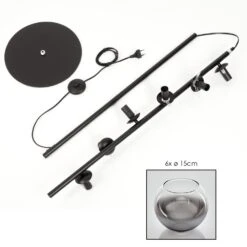 Koyoto Stehleuchte Glas 15 Cm Klar, Rauchfarben, 6-flammig -LEDVANCE Verkäufe koyoto stehleuchte glas 15 cm h3888919 4