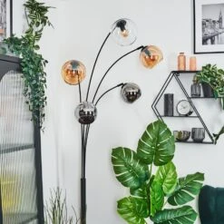 Koyoto Stehleuchte Glas 15 Cm Bernsteinfarben, Chrom, Klar, Rauchfarben, 5-flammig -LEDVANCE Verkäufe koyoto stehleuchte glas 15 cm h9042563 11