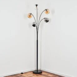 Koyoto Stehleuchte Glas 15 Cm Bernsteinfarben, Chrom, Klar, Rauchfarben, 5-flammig -LEDVANCE Verkäufe koyoto stehleuchte glas 15 cm h9042563 7