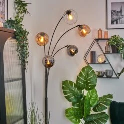 Koyoto Stehleuchte Glas 15 Cm Bernsteinfarben, Chrom, Klar, Rauchfarben, 5-flammig -LEDVANCE Verkäufe koyoto stehleuchte glas 15 cm h9042563 8