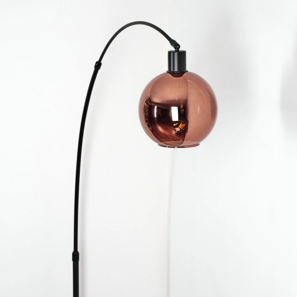 Koyoto Stehleuchte Glas 20 Cm Schwarz, 1-flammig 8 Koyoto Stehleuchte Glas 20 Cm Schwarz, 1-flammig – Bild 8