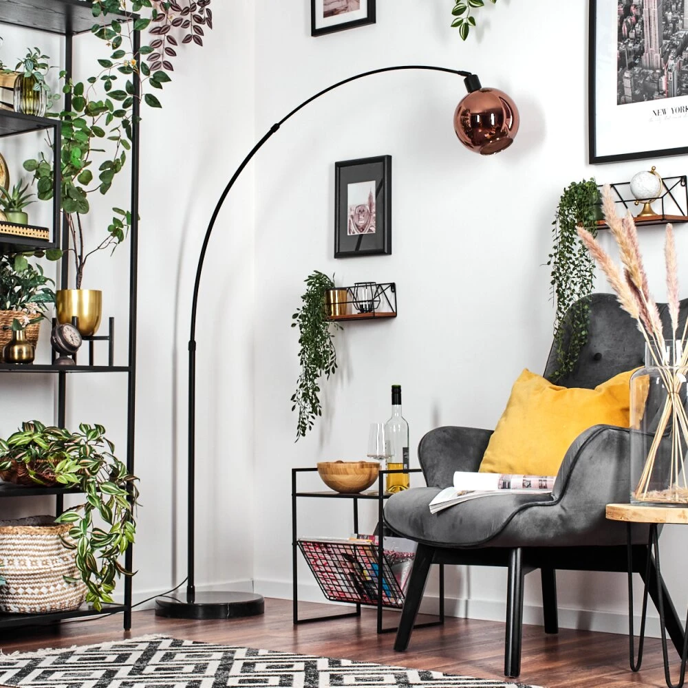 Koyoto Stehleuchte Glas 20 Cm Schwarz, 1-flammig 10 Koyoto Stehleuchte Glas 20 Cm Schwarz, 1-flammig – Bild 10