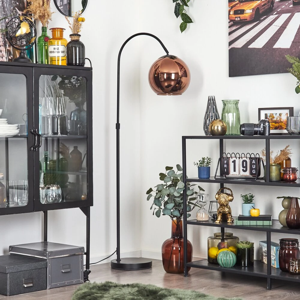 Koyoto Stehleuchte Glas 25 Cm Kupferfarben, 1-flammig 10 Koyoto Stehleuchte Glas 25 Cm Kupferfarben, 1-flammig – Bild 10