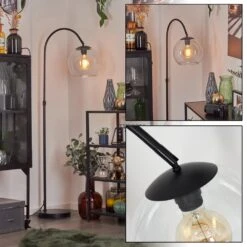 Koyoto Stehleuchte Glas 25 Cm Klar, 1-flammig