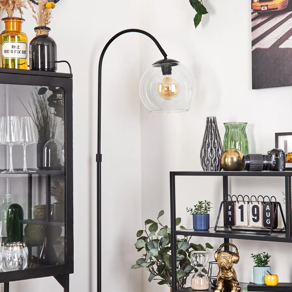 Koyoto Stehleuchte Glas 25 Cm Klar, 1-flammig 2 Koyoto Stehleuchte Glas 25 Cm Klar, 1-flammig – Bild 2